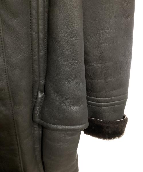 GUCCI（グッチ）GUCCI (グッチ) ムートンコート ダークブラウン サイズ:40の古着・服飾アイテム