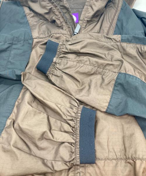 THE NORTHFACE PURPLELABEL（ザ・ノースフェイス パープルレーベル）THE NORTHFACE PURPLELABEL (ザ・ノースフェイス パープルレーベル) Mountain Wind Parka ブラウン×ブラック サイズ:Sの古着・服飾アイテム