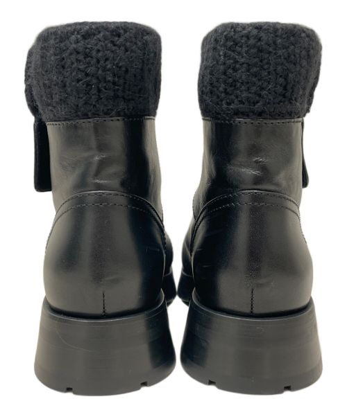 CHANEL（シャネル）CHANEL (シャネル) ココマーク ターンロック ショートブーツ ブラック サイズ:36 1/2Cの古着・服飾アイテム