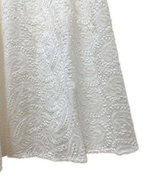 Loungedress（ラウンジドレス）Loungedress (ラウンジドレス) レースロングスカート オフホワイト サイズ:F 未使用品の古着・服飾アイテム