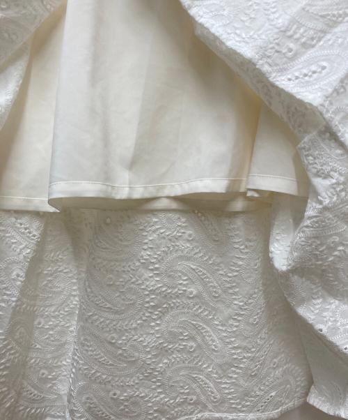 Loungedress（ラウンジドレス）Loungedress (ラウンジドレス) レースロングスカート オフホワイト サイズ:F 未使用品の古着・服飾アイテム