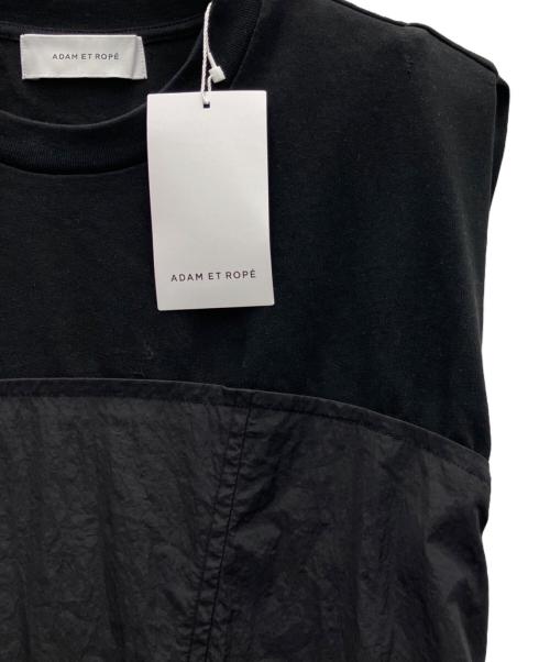 Adam et Rope（アダム エ ロペ）Adam et Rope (アダム エ ロペ) ベアレイヤードワンピース ブラック サイズ:FREE 未使用品の古着・服飾アイテム