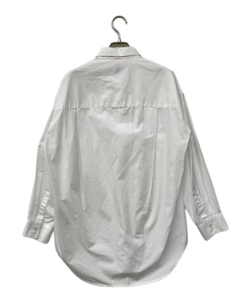 Spick and Span（スピック＆スパン）Spick and Span (スピックアンドスパン) 50コットンオーバーシャツ ホワイト サイズ:Freeの古着・服飾アイテム