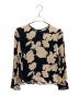 marimekko（マリメッコ）の古着「総柄ブラウス」｜ネイビー