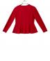 Loulou Willoughby (ルルウィルビー) ペプラムカーディガン レッド サイズ:SIZE2：7000円