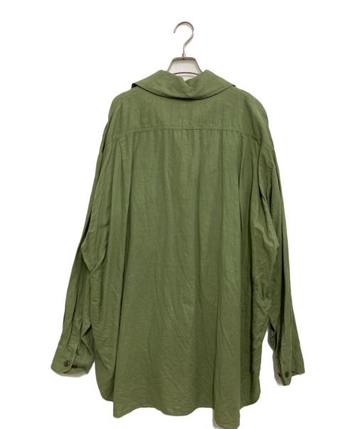 IROQUOIS（イロコイ）IROQUOIS (イロコイ) C/F OVER COLLAR SH カーキ サイズ:3の古着・服飾アイテム