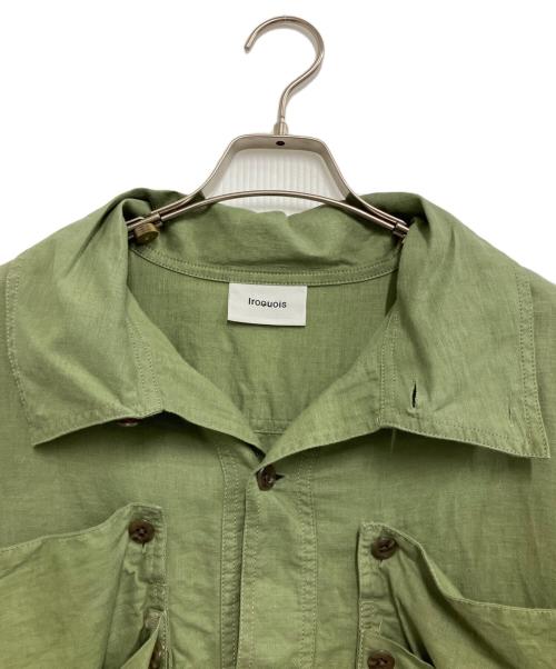 IROQUOIS（イロコイ）IROQUOIS (イロコイ) C/F OVER COLLAR SH カーキ サイズ:3の古着・服飾アイテム