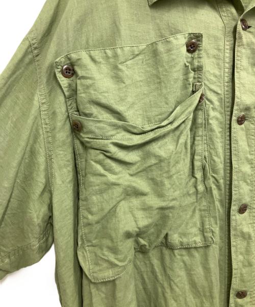 IROQUOIS（イロコイ）IROQUOIS (イロコイ) C/F OVER COLLAR SH カーキ サイズ:3の古着・服飾アイテム