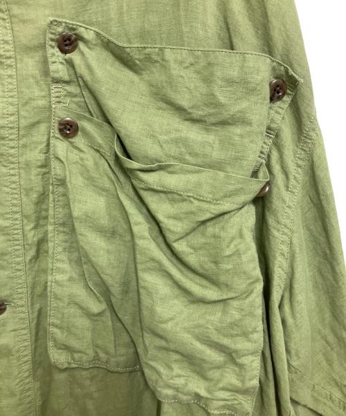 IROQUOIS（イロコイ）IROQUOIS (イロコイ) C/F OVER COLLAR SH カーキ サイズ:3の古着・服飾アイテム