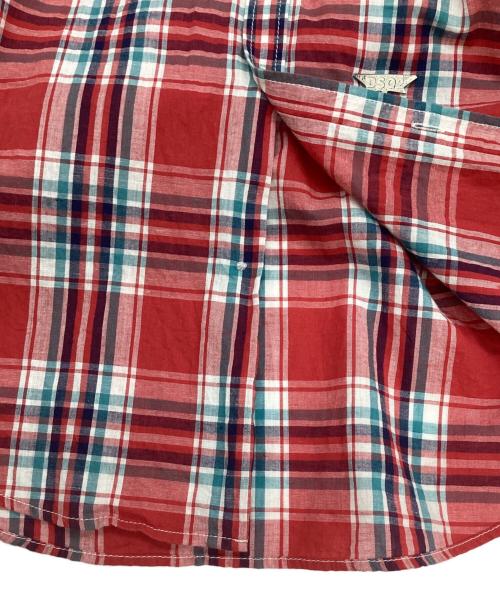 DSQUARED2（ディースクエアード）DSQUARED2 (ディースクエアード) チェックシャツ レッド サイズ:48の古着・服飾アイテム
