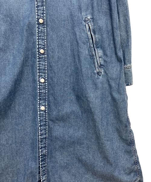 MM6 Maison Margiela（エムエムシックスメゾンマルジェラ）MM6 Maison Margiela (エムエムシックスメゾンマルジェラ) デニムシャツワンピース ブルー サイズ:SIZE36の古着・服飾アイテム