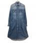 MM6 Maison Margiela（エムエムシックスメゾンマルジェラ）の古着「デニムシャツワンピース」｜ブルー