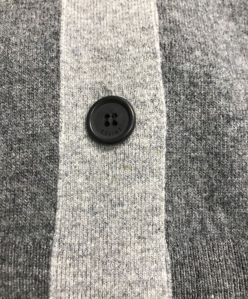 CELINE（セリーヌ）CELINE (セリーヌ) クレイジーVネックカーディガン マルチカラー サイズ:Mの古着・服飾アイテム