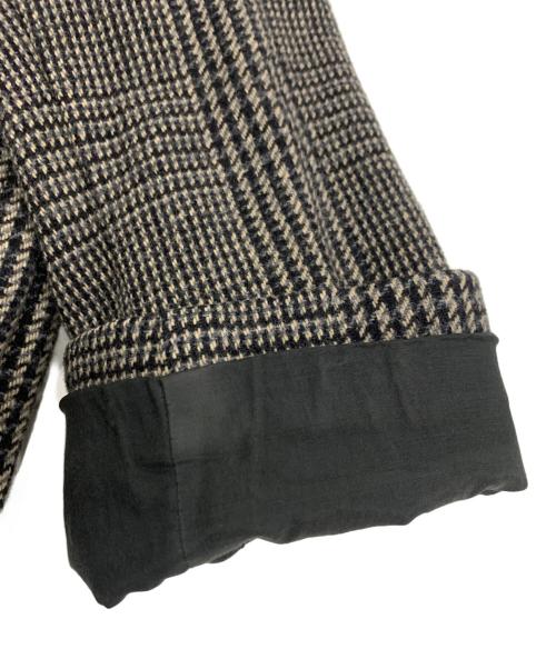 CASA FLINE（カーサフライン）CASA FLINE (カーサフライン) チェックミディアムジャケットコート グレー サイズ:Fの古着・服飾アイテム