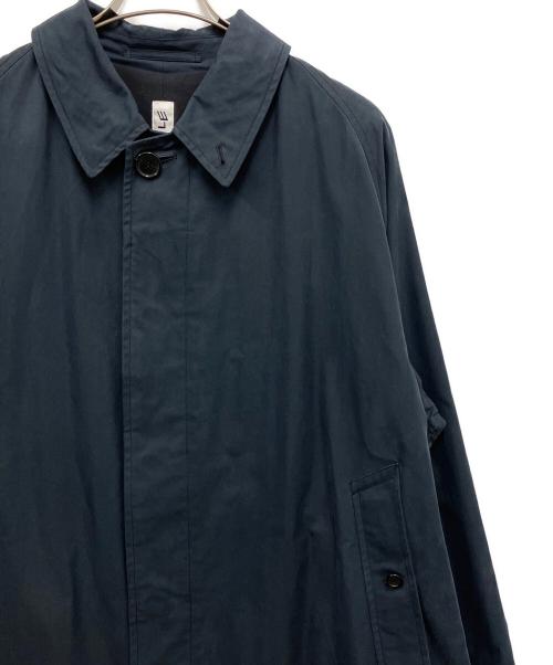 LE（エルイー）LE (エルイー) コットンポリバルカラーコート ネイビー サイズ:1の古着・服飾アイテム
