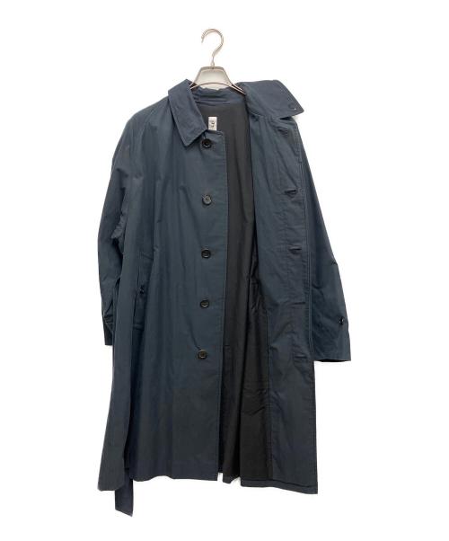 LE（エルイー）LE (エルイー) コットンポリバルカラーコート ネイビー サイズ:1の古着・服飾アイテム