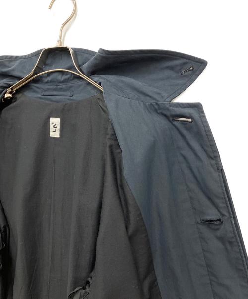 LE（エルイー）LE (エルイー) コットンポリバルカラーコート ネイビー サイズ:1の古着・服飾アイテム