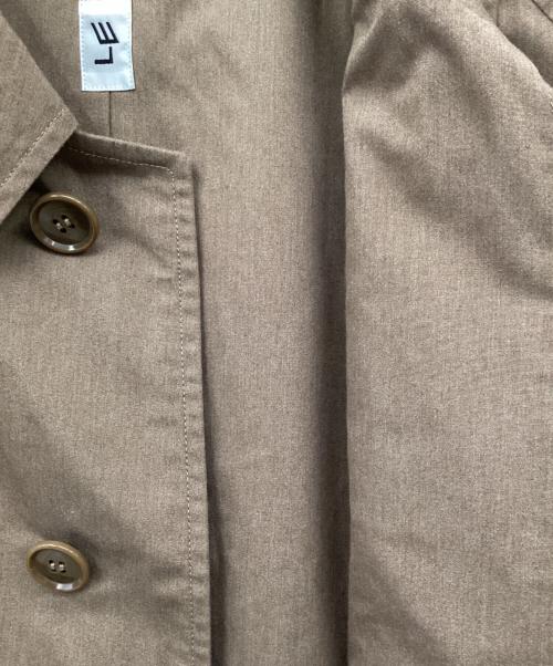 LE（エルイー）LE (エルイー) T/Cバルカラーコート ベージュ サイズ:1の古着・服飾アイテム