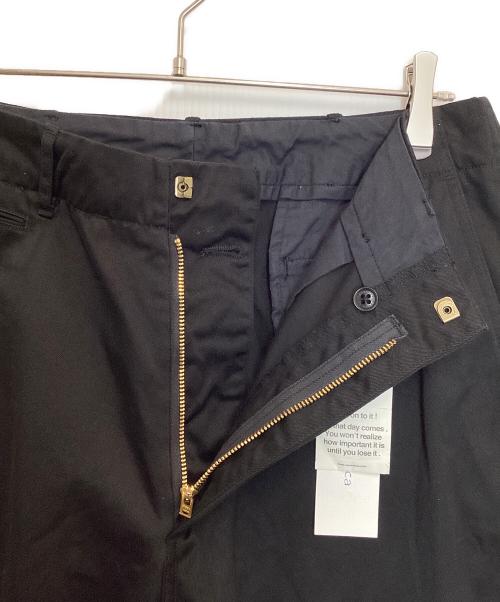 nanamica（ナナミカ）nanamica (ナナミカ) Wide Chino Pants ブラック サイズ:81cm (W32) 未使用品の古着・服飾アイテム