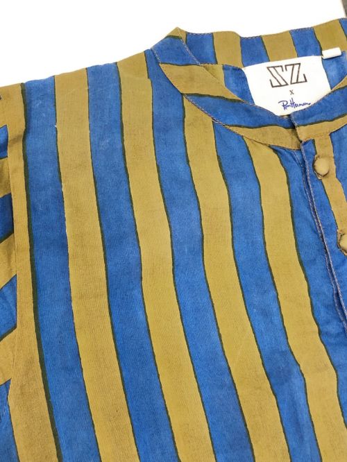 SZ Blockprints（エスゼットブロックプリント）SZ Blockprints (エスゼットブロックプリント) Ron Herman (ロンハーマン) カフタンドレス サイズ:-の古着・服飾アイテム