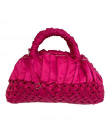 merlette（マーレット）の古着「2WAYサテンバッグ」｜ピンク