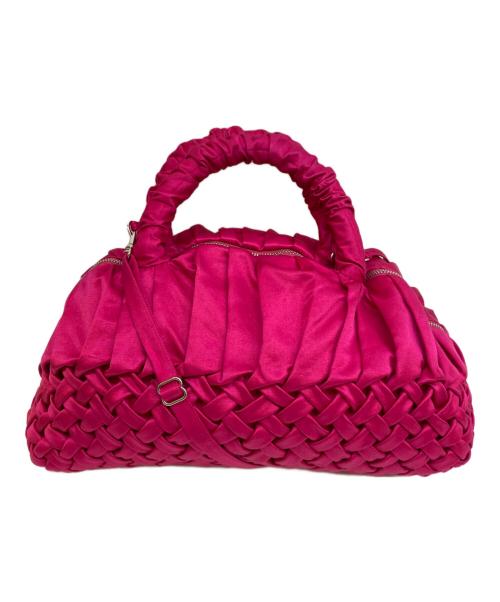 merlette（マーレット）merlette (マーレット) 2WAYサテンバッグ ピンクの古着・服飾アイテム