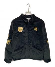 gold（ゴールド）の古着「VELVETEEN PADDING VIETNAM JACKET」｜ブラック