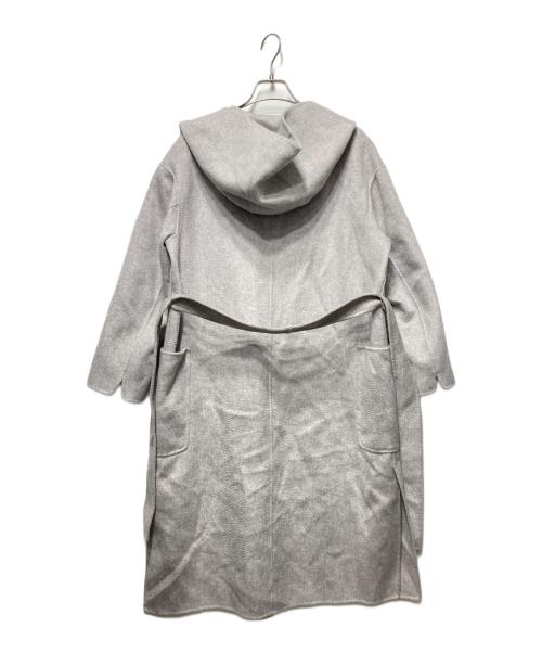 'S Max Mara（エスマックスマーラ）'S Max Mara (エスマックスマーラ) ウールカシミヤベルテッドコート ライトグレー サイズ:36の古着・服飾アイテム