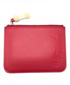 agnes b voyageアニエスベーボヤージュ）の古着「レザーポーチ」｜レッド