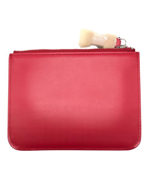 agnes b voyage（アニエスベーボヤージュ）agnes b voyage (アニエスベーボヤージュ) レザーポーチ レッド 未使用品の古着・服飾アイテム