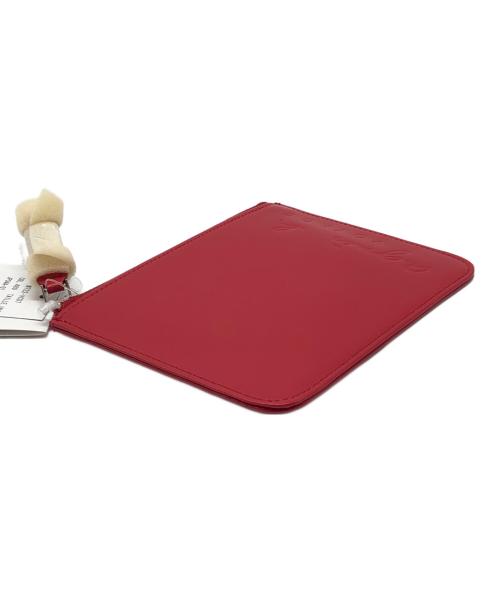 agnes b voyage（アニエスベーボヤージュ）agnes b voyage (アニエスベーボヤージュ) レザーポーチ レッド 未使用品の古着・服飾アイテム