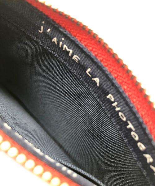 agnes b voyage（アニエスベーボヤージュ）agnes b voyage (アニエスベーボヤージュ) レザーポーチ レッド 未使用品の古着・服飾アイテム