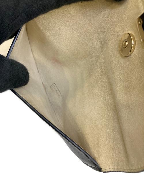 Chloe（クロエ）Chloe (クロエ) ジョージア チェーンショルダーバッグ ブラックの古着・服飾アイテム