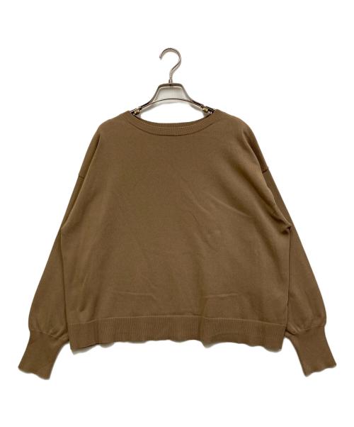 JOURNAL STANDARD（ジャーナルスタンダード）JOURNAL STANDARD (ジャーナルスタンダード) クリアヤーンボートネックプルオーバー ブラウン サイズ:FREEの古着・服飾アイテム