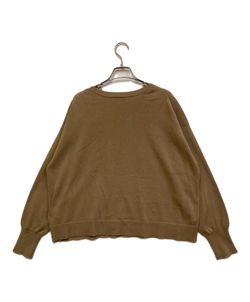 JOURNAL STANDARD（ジャーナルスタンダード）JOURNAL STANDARD (ジャーナルスタンダード) クリアヤーンボートネックプルオーバー ブラウン サイズ:FREEの古着・服飾アイテム