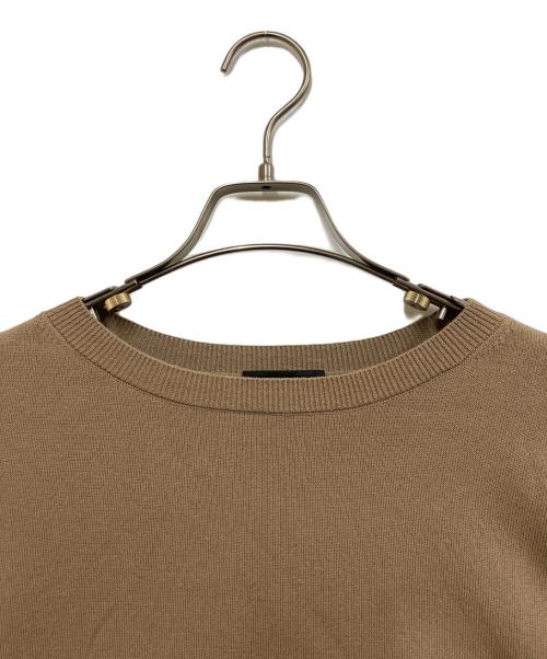 JOURNAL STANDARD（ジャーナルスタンダード）JOURNAL STANDARD (ジャーナルスタンダード) クリアヤーンボートネックプルオーバー ブラウン サイズ:FREEの古着・服飾アイテム