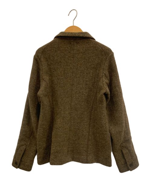 45R（フォーティファイブ・アール）45R (フォーティーファイブアール) ウールツイードジャケット ブラウン サイズ:3の古着・服飾アイテム
