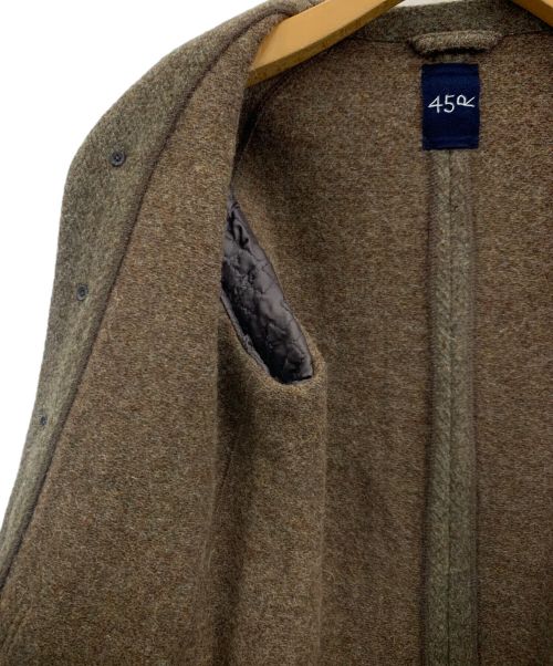 45R（フォーティファイブ・アール）45R (フォーティーファイブアール) ウールツイードジャケット ブラウン サイズ:3の古着・服飾アイテム