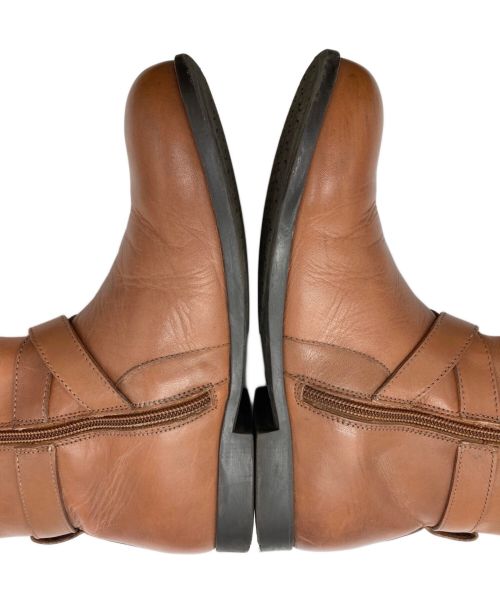 BIRKENSTOCK（ビルケンシュトック）BIRKENSTOCK (ビルケンシュトック) ショートブーツ ブラウン サイズ:24.5cmの古着・服飾アイテム