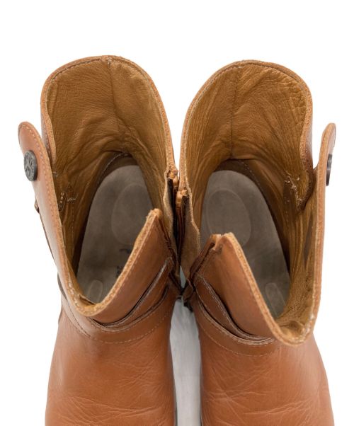 BIRKENSTOCK（ビルケンシュトック）BIRKENSTOCK (ビルケンシュトック) ショートブーツ ブラウン サイズ:24.5cmの古着・服飾アイテム