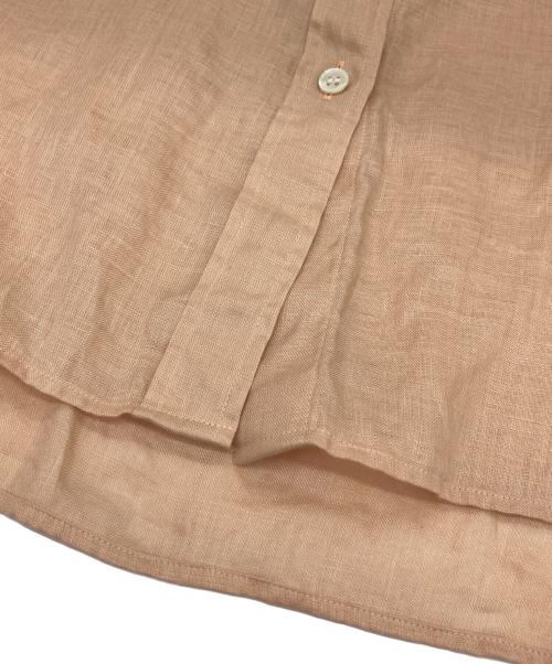 journal standard L'essage（ジャーナルスタンダード レサージュ）journal standard L'essage (ジャーナルスタンダード レサージュ) オーガニックリネンロングシャツ オレンジ サイズ:-の古着・服飾アイテム