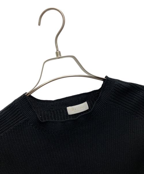 BALLSEY（ボールジィ）BALLSEY (ボールジィ) ハーフコースボーダー フレアワンピース ブラック サイズ:SIZE36の古着・服飾アイテム