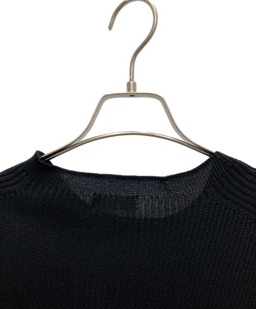 BALLSEY（ボールジィ）BALLSEY (ボールジィ) ハーフコースボーダー フレアワンピース ブラック サイズ:SIZE36の古着・服飾アイテム