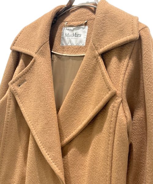 MaxMara（マックスマーラ）MaxMara (マックスマーラ) キャメルマニュエラコート ベージュ サイズ:38の古着・服飾アイテム