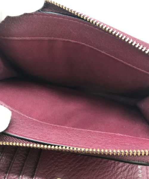TORY BURCH（トリーバーチ）TORY BURCH (トリーバーチ) 2つ折り財布 ボルドーの古着・服飾アイテム