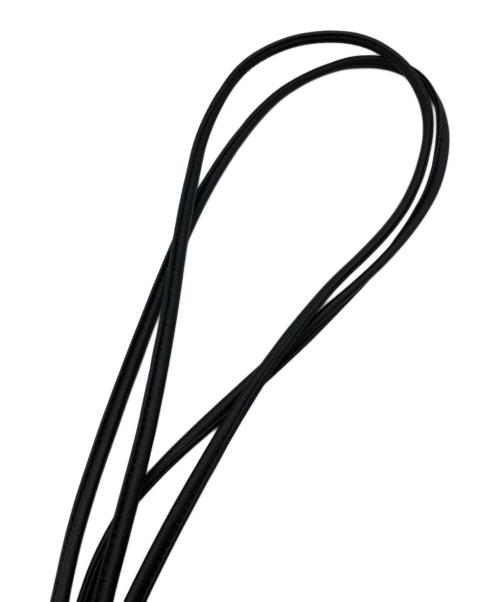 beautiful people（ビューティフルピープル）beautiful people (ビューティフルピープル) 2way巾着フェイクレザーショルダーバッグ ブラック サイズ:Fの古着・服飾アイテム