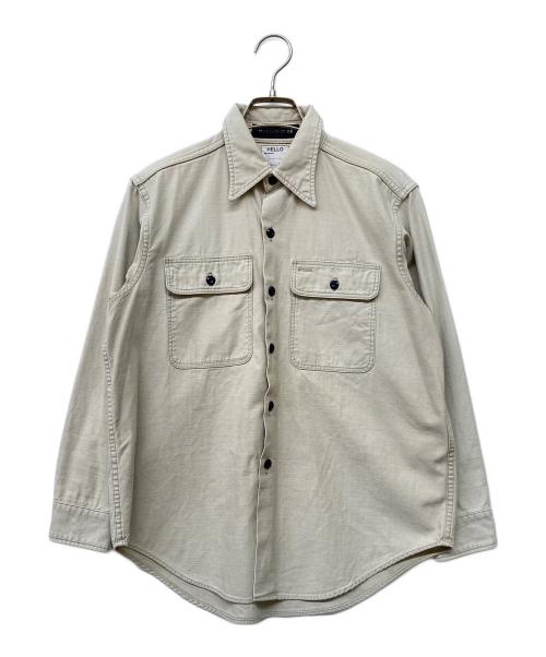 MADISON BLUE（マディソンブルー）MADISON BLUE (マディソンブルー) HAMPTON BACK SATIN SHIRT ベージュ サイズ:Sの古着・服飾アイテム