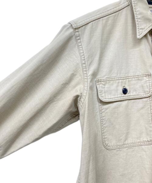 MADISON BLUE（マディソンブルー）MADISON BLUE (マディソンブルー) HAMPTON BACK SATIN SHIRT ベージュ サイズ:Sの古着・服飾アイテム