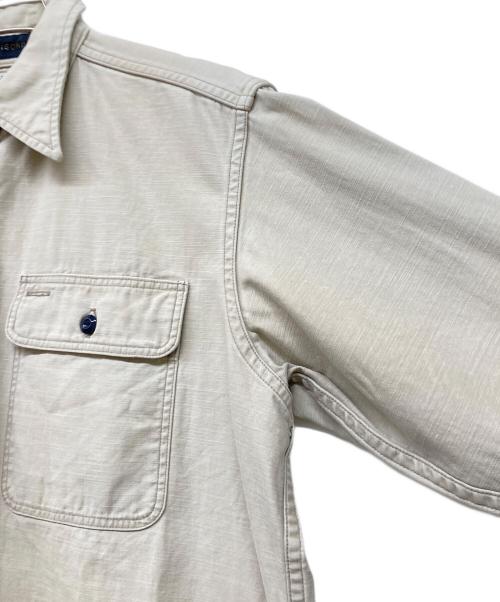 MADISON BLUE（マディソンブルー）MADISON BLUE (マディソンブルー) HAMPTON BACK SATIN SHIRT ベージュ サイズ:Sの古着・服飾アイテム