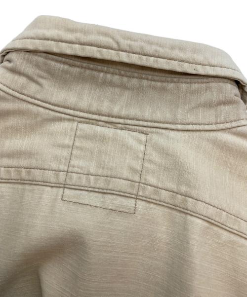 MADISON BLUE（マディソンブルー）MADISON BLUE (マディソンブルー) HAMPTON BACK SATIN SHIRT ベージュ サイズ:Sの古着・服飾アイテム